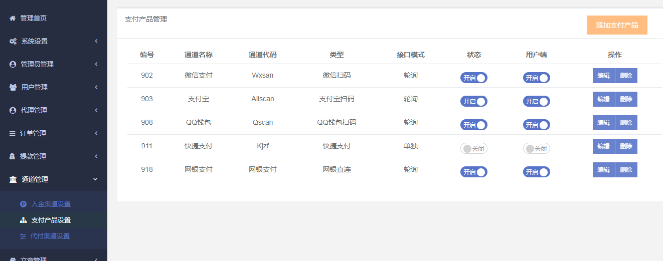 无忧支付,PHP四方支付系统源码，代付功能，入金渠道可轮询